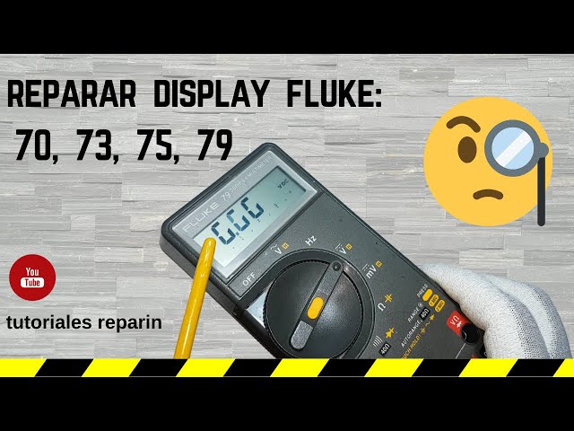 🔴 Cómo reparar display LCD FLUKE 79 II 70 73 75 77