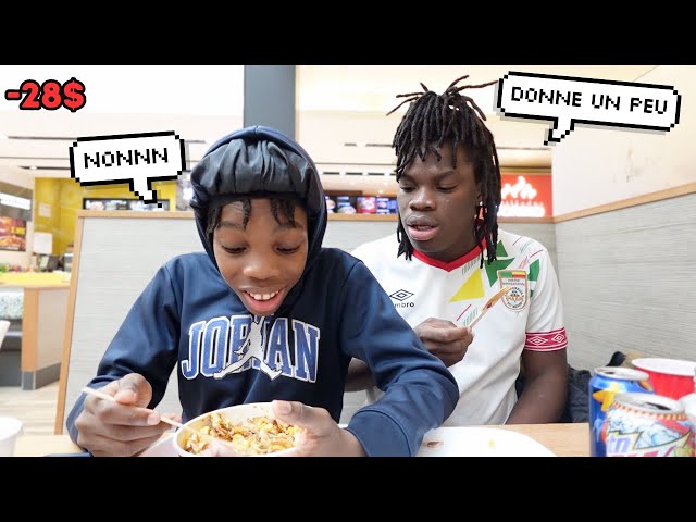 MON PETIT FRÈRE A DÉPENSÉ TOUT SON ARGENT POUR UNE POUTINE... 😂