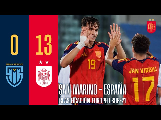 HIGHLIGHTS | San Marino 0-13 Spain | UEFA European Under-21 Championship Qualification | Matchday...