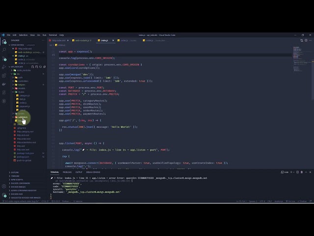 9.36 web sockets server set up