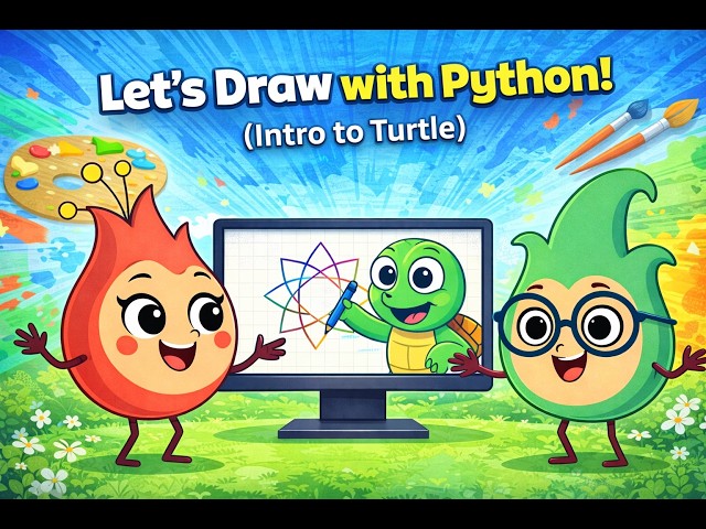 Lesson 6: Let’s Draw with Python! | Intro to Turtle – Python for Kids