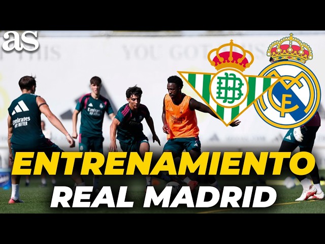MEJORES MOMENTOS del ENTRENAMIENTO del Real Madrid previo al BETIS - REAL MADRID