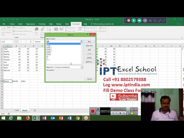 VBA Macros Programming in Hindi (Loop Project)