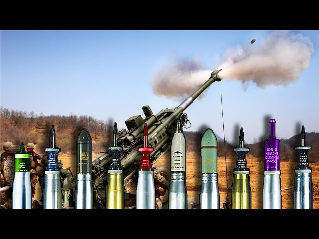 All Types of Special Artillery Ammunition (Explosive, Piercing, Chemical, Shrapnel and more