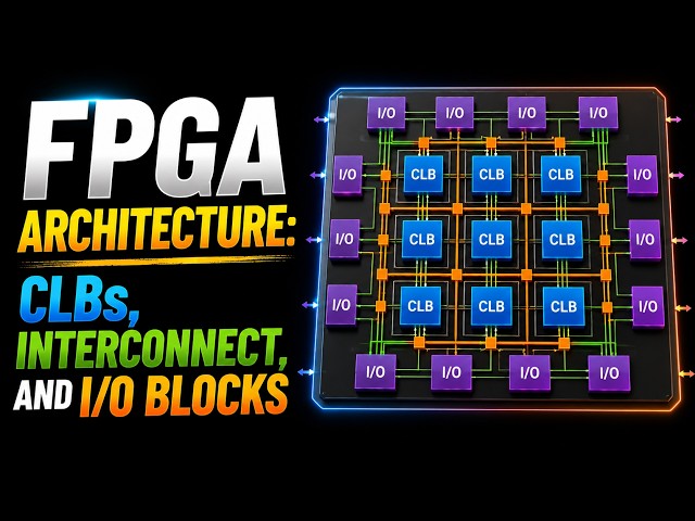 FPGA Architecture: CLBs, Interconnect, and I/O Blocks