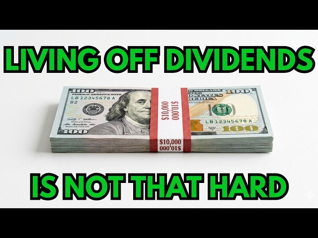 Living Off Dividends is Not as Hard as You Think