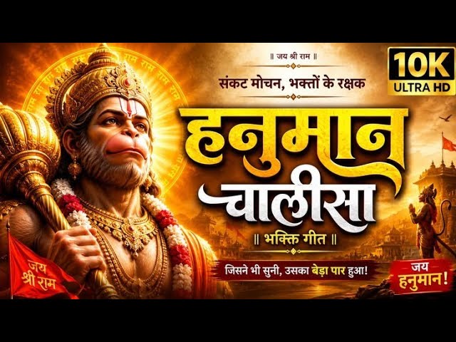 श्री हनुमान चालीसा 🙏 | संकट मोचन हनुमान🚩