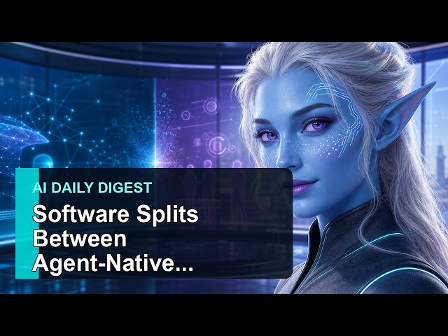 AI Daily Digest: Software Splits Between Agent-Native and Human-Centered Design
