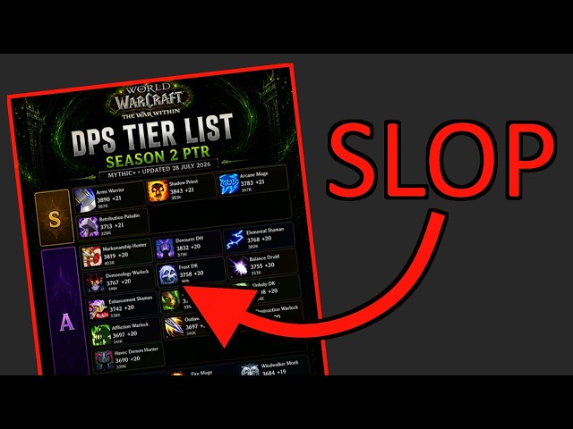 AI Slop Tier Lists are getting out of hand