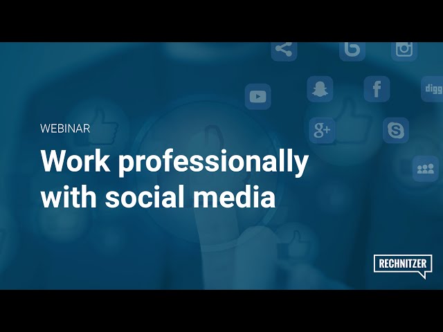 Get the latest knowledge on how to work professionally with social media!