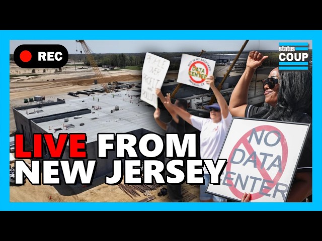 LIVE NJ Residents REVOLT Against $1.8 Billion Data Center
