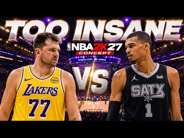 🔥NEW-LOOK LAKERS vs SPURS - Wemby & Luka are Too INSANE!🏀NBA2K27 Concept🏀