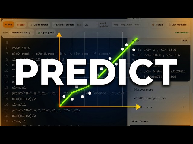 Linear Regression in Python | Beginning Prediction | Machine Learning Programming