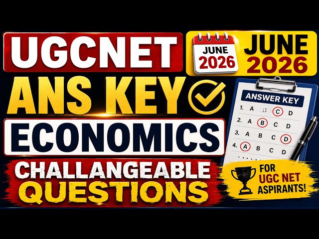 UGCNET JUNE 2026 (EC0) CHALLANGEABLE QUESTIONS