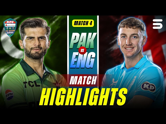 Match Highlights | Pakistan vs England | Match 4 | Pakistan ODI Tri-Series 2026 | PCB | M9S1T