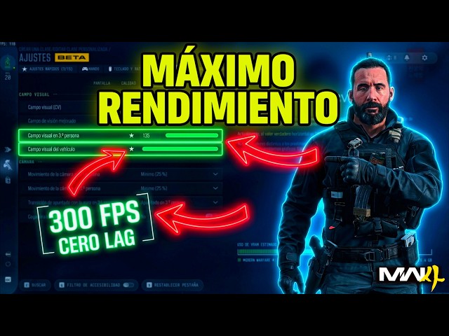 MEJORA TU NIVEL EN LA BETA DE WARZONE Y MW4: Configuración Perfecta (Gráficos, Audio y Control/K&M)