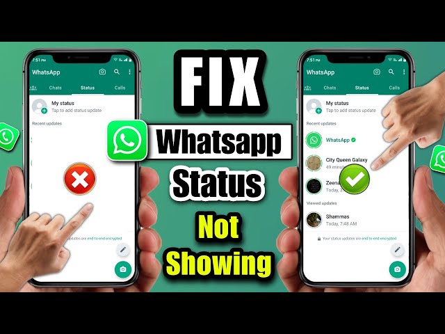 whatsapp status not showing problem 2024 | whatsapp status not showing kisi ka