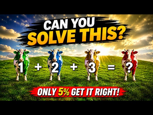 LIVE Math Challenge with Holy Cows  — Easy, Hard & Impossible Equations
