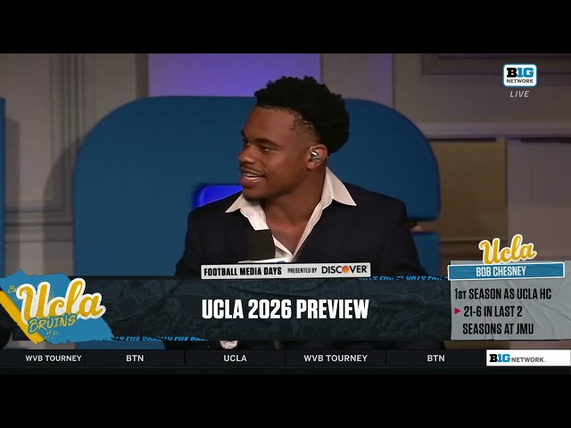 Big Ten Football Media Days Interview – UCLA Players (July 29, 2026)