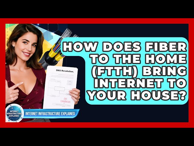 How Does Fiber To The Home (FTTH) Bring Internet To Your House? - Internet Infrastructure Explained