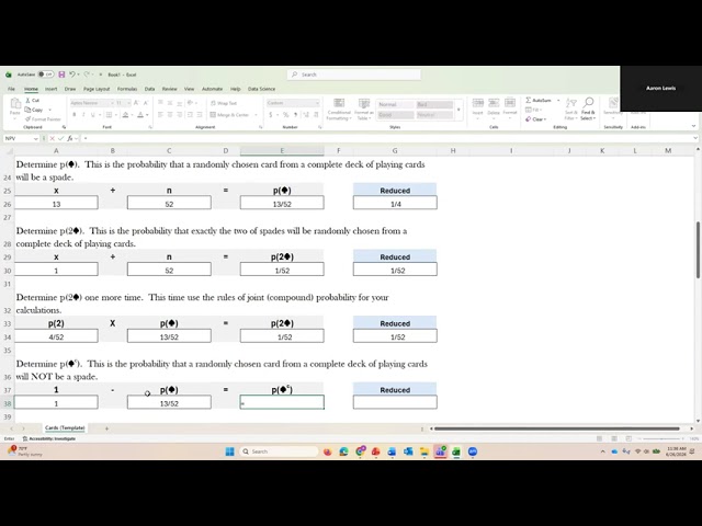 MA110 Chapter 5 Exercise (Probability)