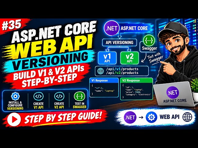ASP.NET Core Versioning Explained: Manage Multiple API Versions Step-by-step