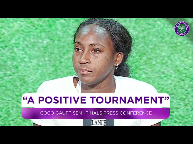 Coco Gauff on her Semi-Finals lost to Karolina Muchova | Press Conference | Wimbledon 2026