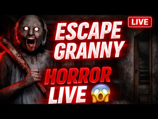 “GRANNY LIVE 🔥 Scariest Horror Game Ever 😱”