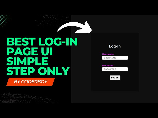 Login Form using HTML & CSS only | No JavaScript or jQuery