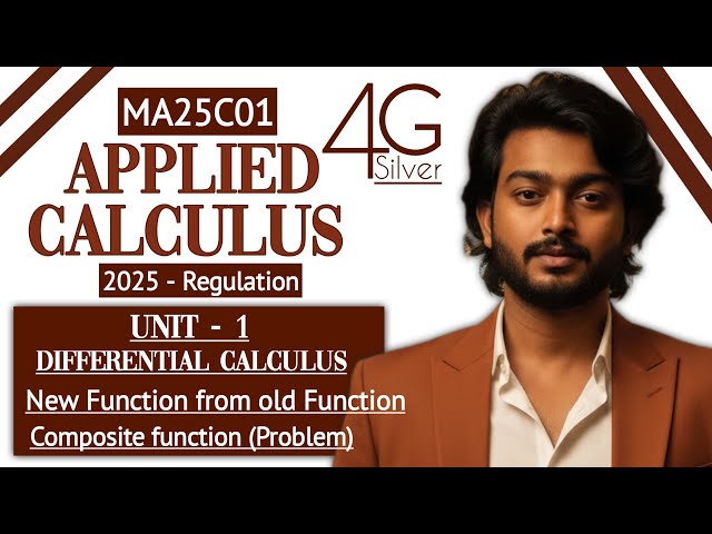 Composition of two functions problem in Tamil | New function from old Function | Applied Calculus