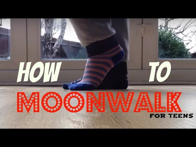 HOW TO MOONWALK | easy beginner tutorial for teenagers