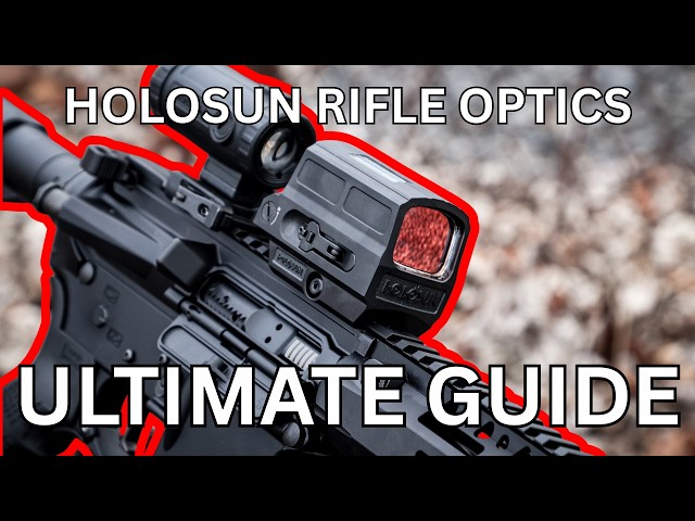 ¿Qué mira telescópica para rifle Holosun deberías comprar? (2026)