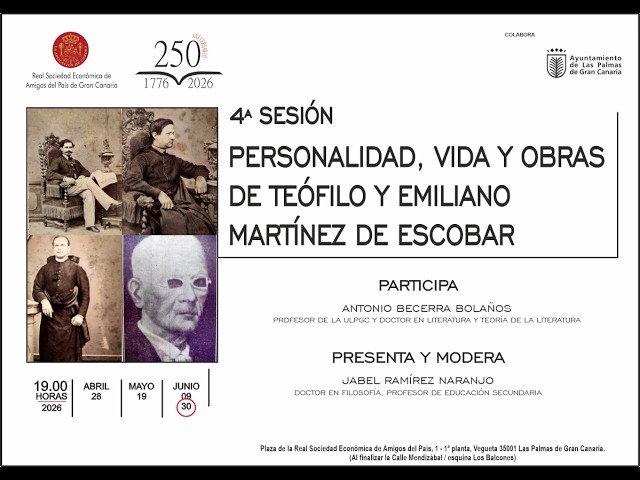 Personalidad, Vida y Obrs de Teófilo y Emiliano Martínez de Escobar