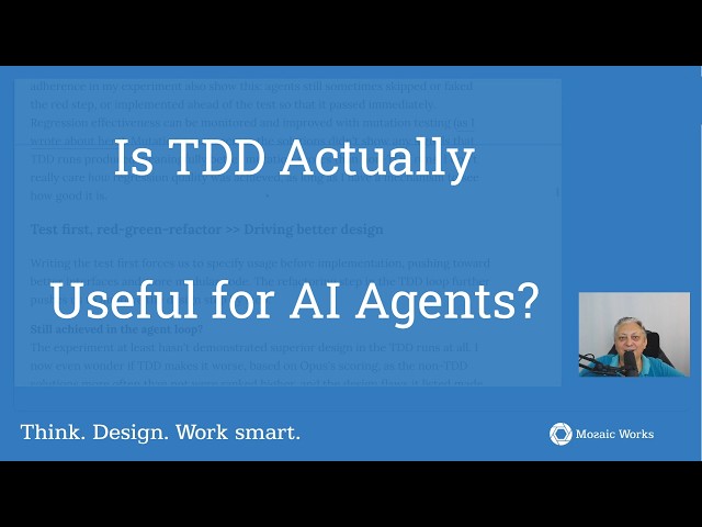 Is TDD Actually Useful for AI Agents?