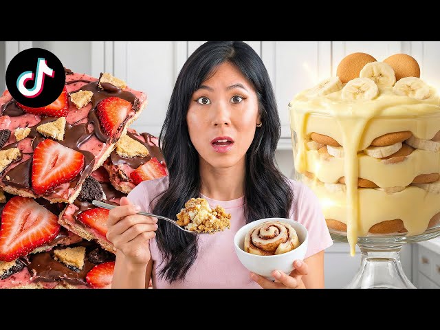 I Tested the LAZIEST TikTok DESSERT Recipes! 🥱