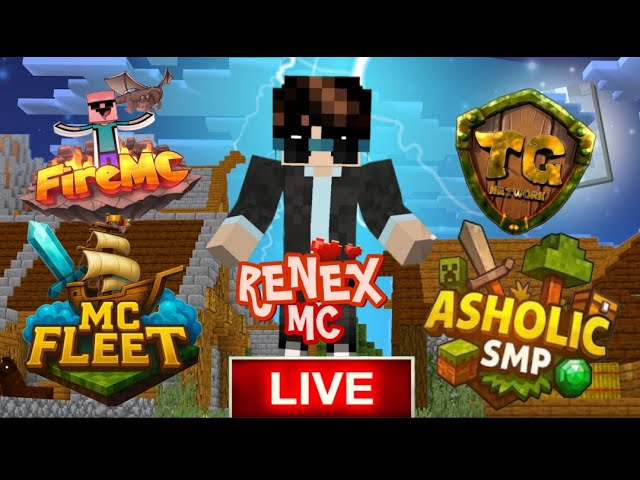[LIVE 🔴] GRINDING IN THIS PUBLIC MINECRAFT SMP #live #mclive #mfleet #asholicsmp