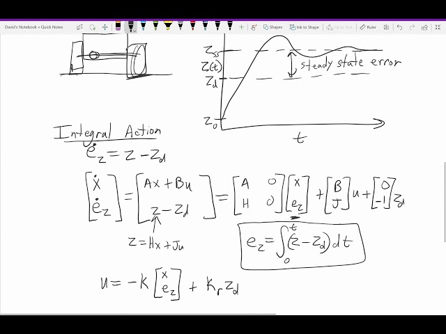 lec17: Integral Action and PID Control