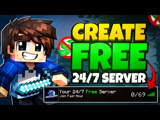 How To Make Free Minecraft Server 24x7 | Free 24/7 Minecraft Hosting