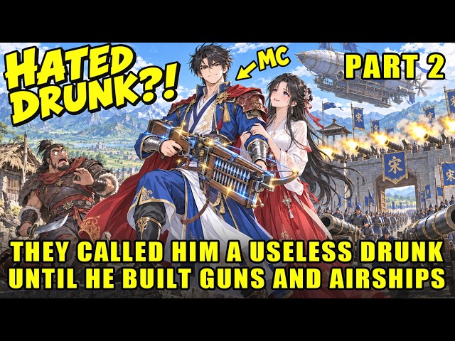 (Part 2) He Woke Up as the Village’s Most Hated DRUNK—But Built GUNS, AIRSHIPS, and a Kingdom!