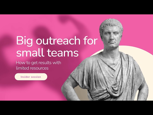 Webinar: Gran alcance para equipos pequeños
