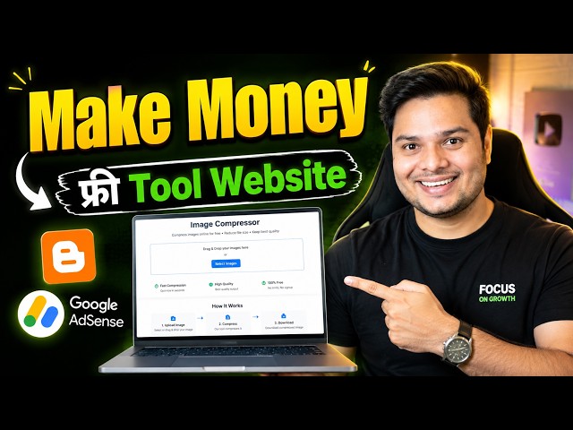 How To Create Free Tool Website On Blogger | Make Money Online Using AI 🤖