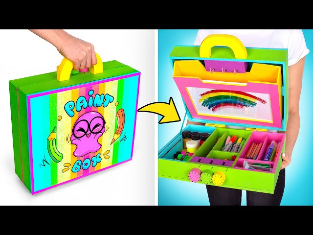 Easy Way To Make A Storage For Stationary | Back To School Craft