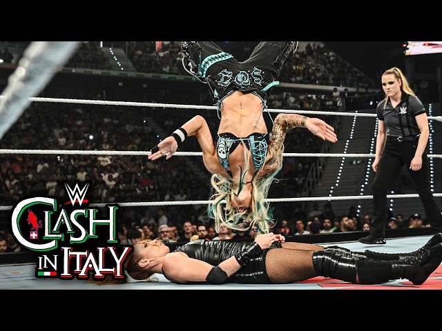 Becky Lynch vs. Sol Ruca | Women’s Intercontinental Title Match: WWE Clash in Italy 2026 highlights