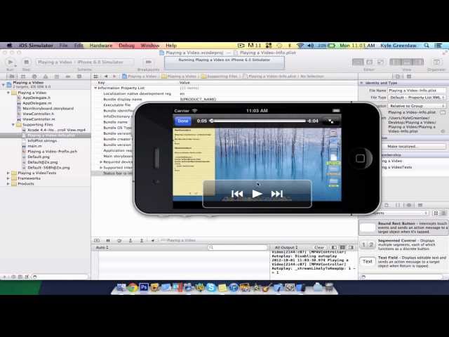 Xcode 4.5-Tutorial-How To Play a Video