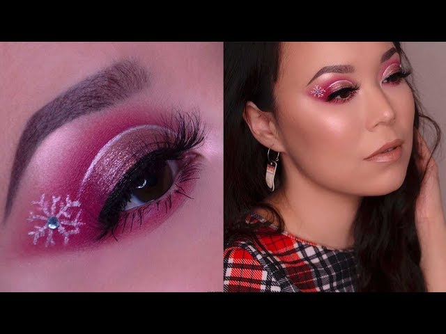 PINK SNOWFLAKES Makeup Tutorial | Makeup by Kati