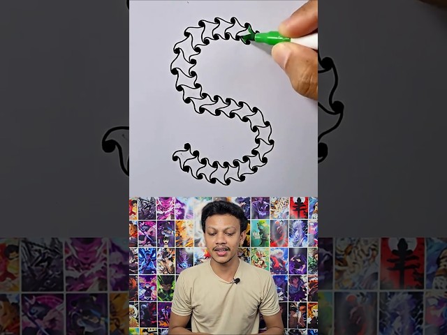 How to Draw a Unique Letter S ✍️