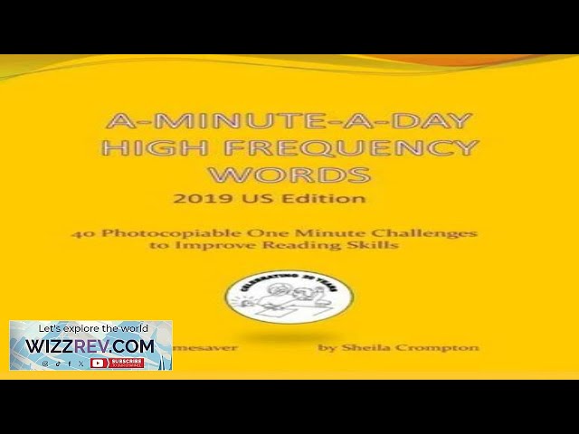 A Minute A Day High Frequency Words 2019 US Edition: 40 Photocopiable One... 9781916046603|