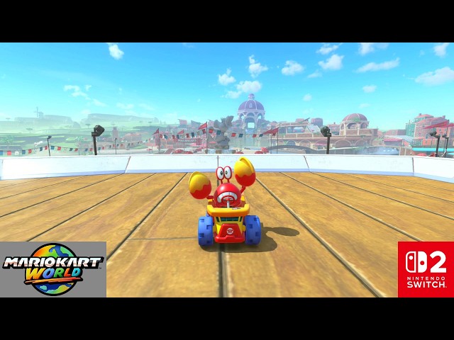 Mario Kart World: Coin Runners: 99 Coin Game: Sidestepper Gameplay