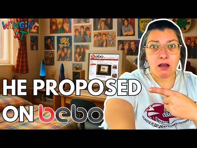 En realidad me propuso matrimonio en Bebo…