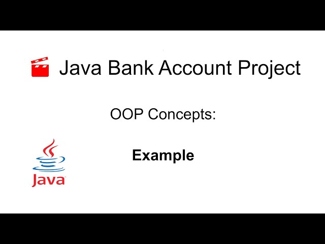 Java Bank Project Made Easy for Beginners!